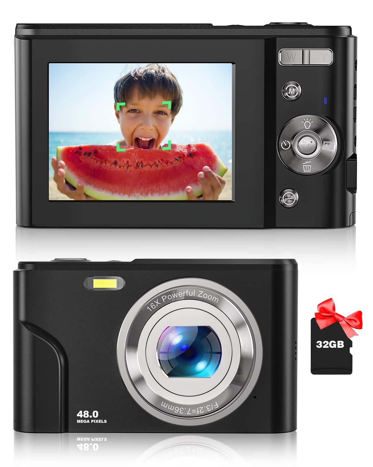 Amazon | Zostuicデジタルカメラ Autofocus Digital Camera 48MP with