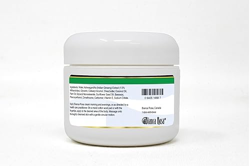 Miniatura 2 de Bianca Rosa Ashwagandha (ginseng indio) extracto (1.5% Withanolides) crema (2 oz, ZIN 514068)