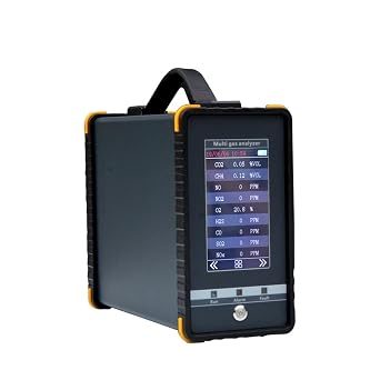Gas Detector, S360 Pump-Suction Multi-Gas Analyzer, Green House Gases Measurement Detector AlarmN2O0-2000PPM