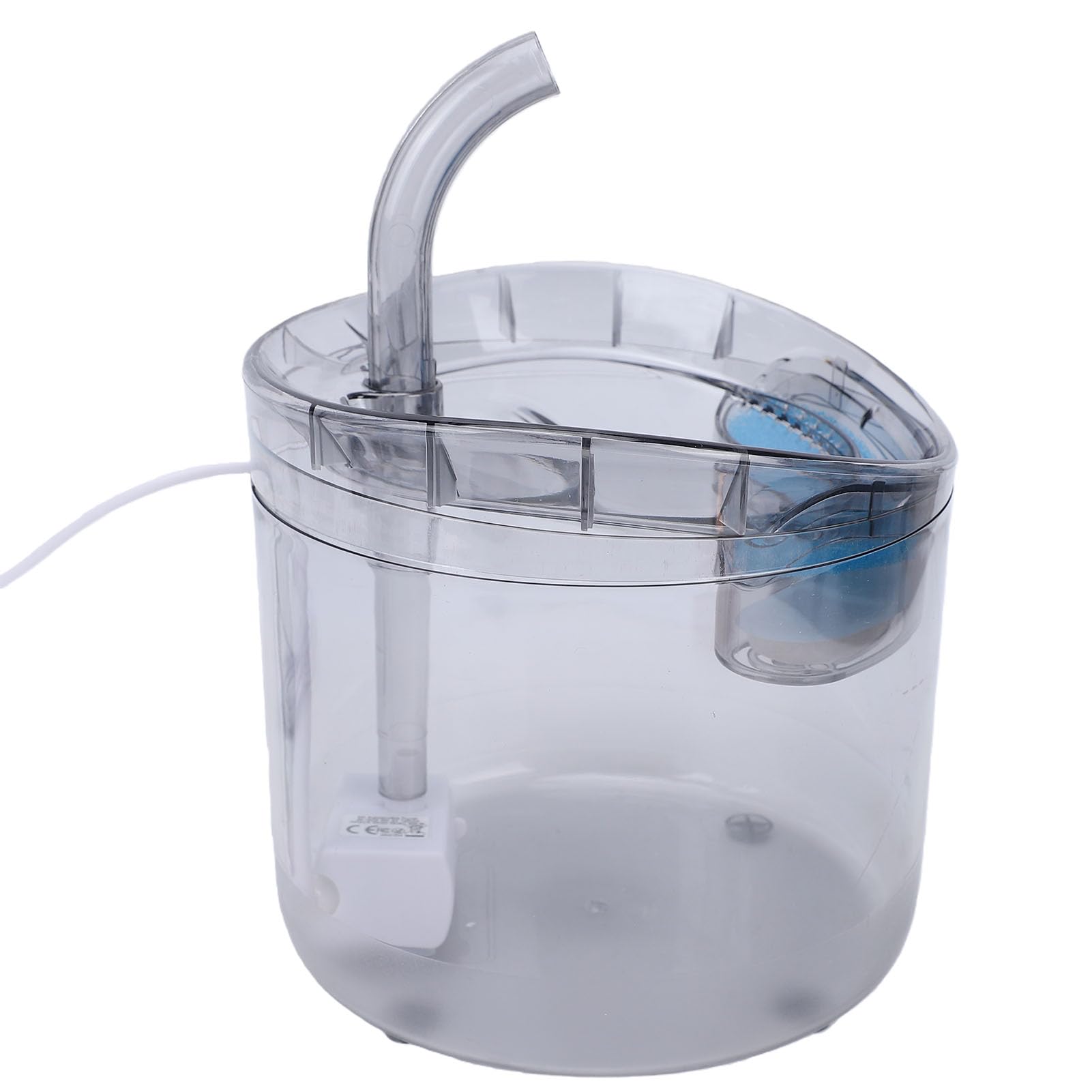 Annadue Solarbetriebener Katzenbrunnen, USB Katze Trinkbrunnen, 2L, für