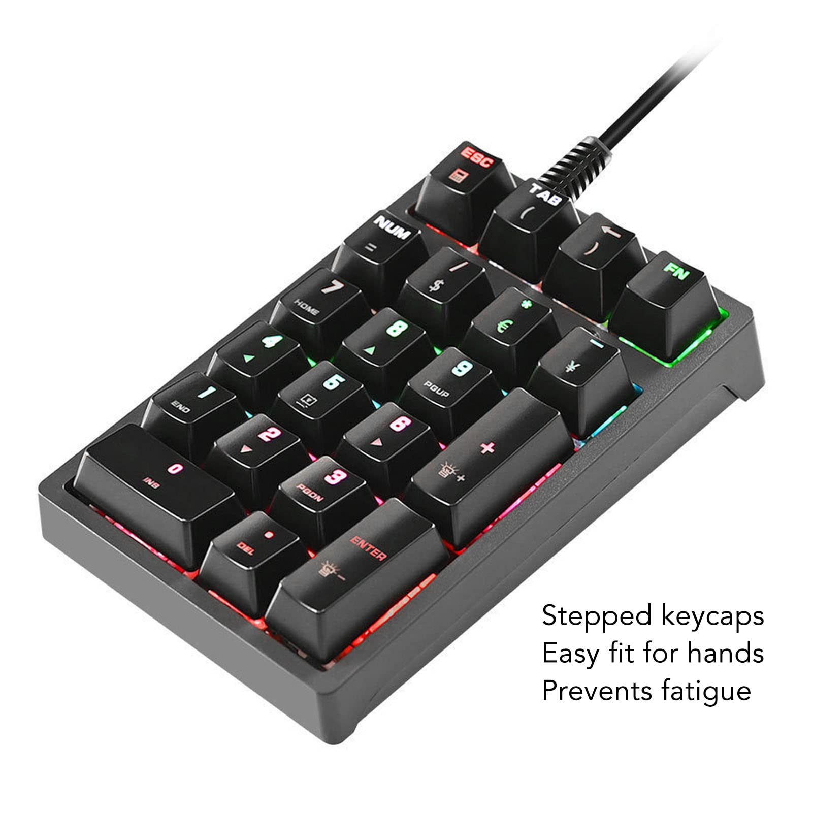 Amazon.com: Numeric Keypad, Wired 21 Keys Blue Switch Amazon.com: Numeric Keypad, Wired 21 Keys Blue Switch