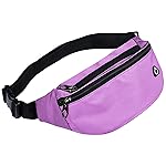 Fanny Pack for Men and Women, Waterproof Sports Waist Pack Bag for Travel Hiking Running Hands-free Wallets, Easy Carry Any Phone