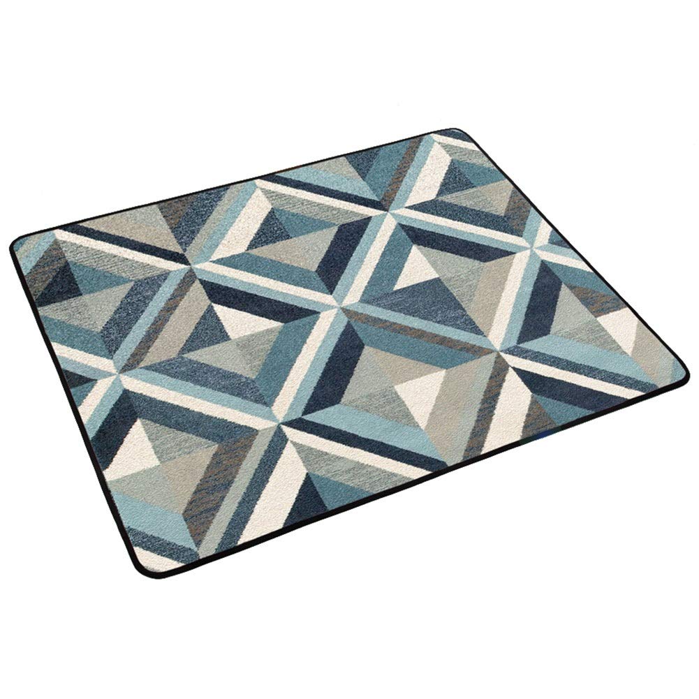 ZRUYI Paillassons pour Entrée Tapis D'entrée De Cuisine Tapis De Porte Moquettes Style Abstrait Facile Moderne Facile À Nettoyer, 4 Couleurs Personnalisable (Color : C, Size : 80x120cm)