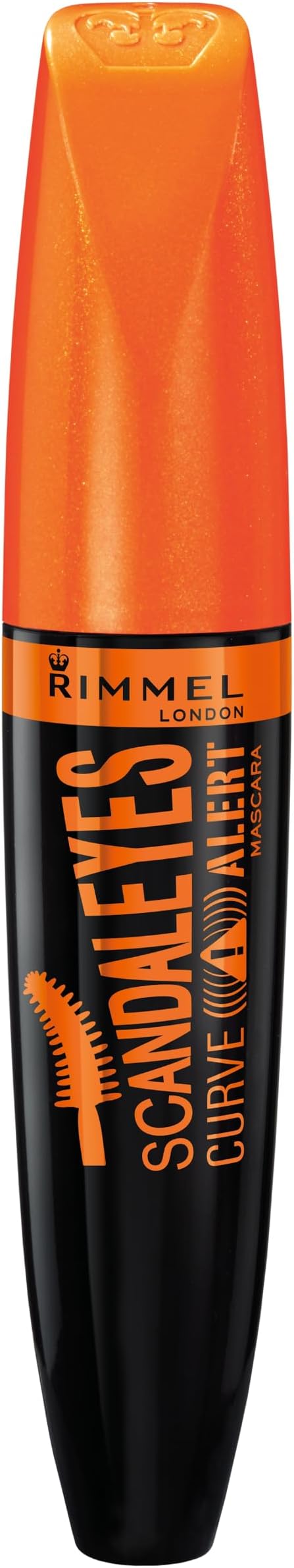 Rimmel London Scandaleyes Curve Alert Mascara, Volumizing, Curls, Plumps, 001, Black, 0.41oz