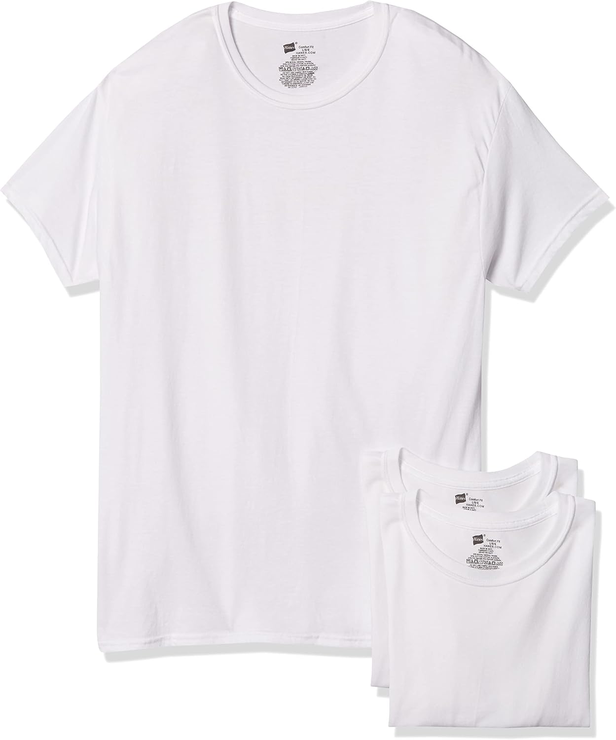 hanes slim fit comfortblend