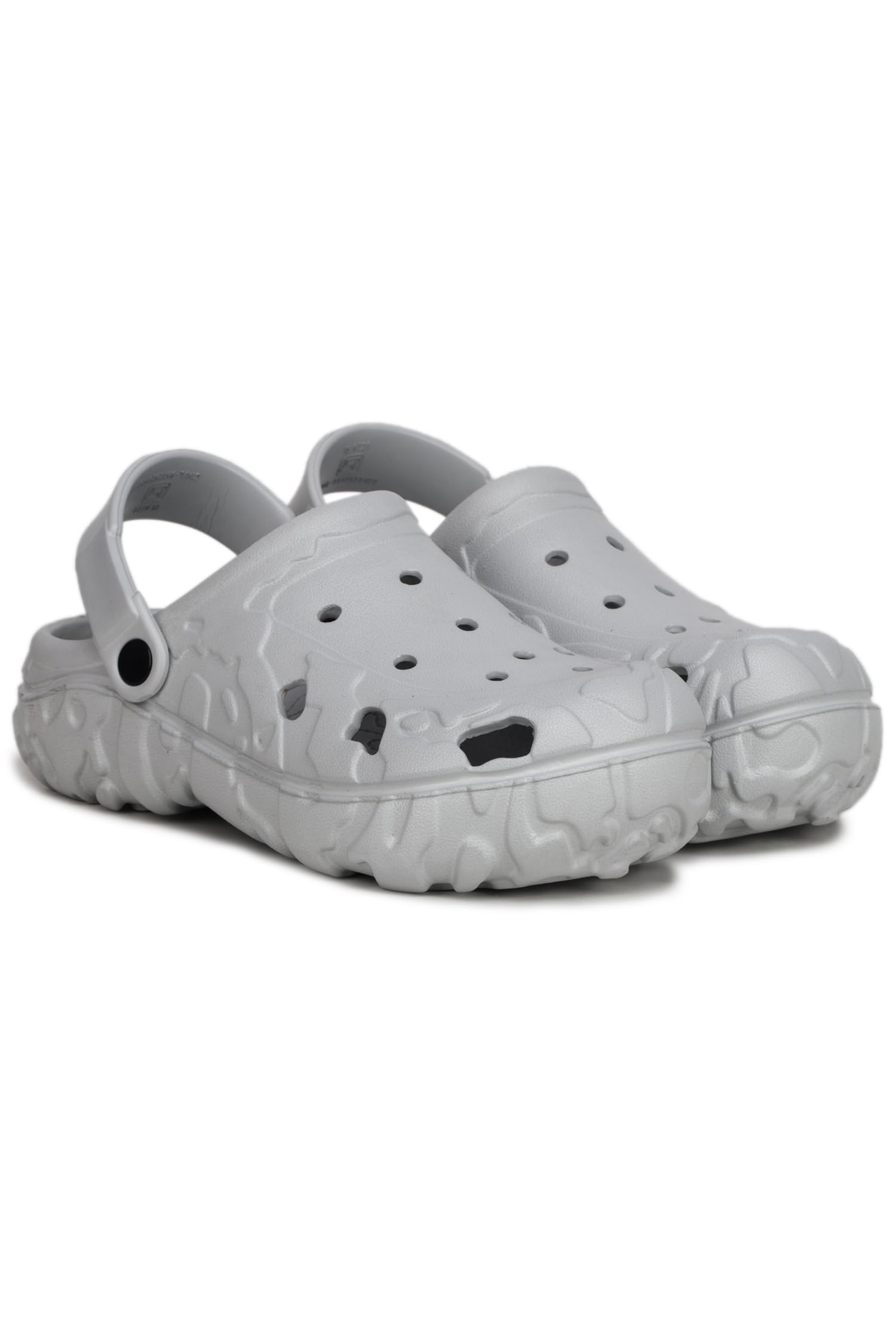 wild leopard Clogs with Ventilation Holes, Black Camouflage Pattern, Slip-Resistant Sole-picture-15