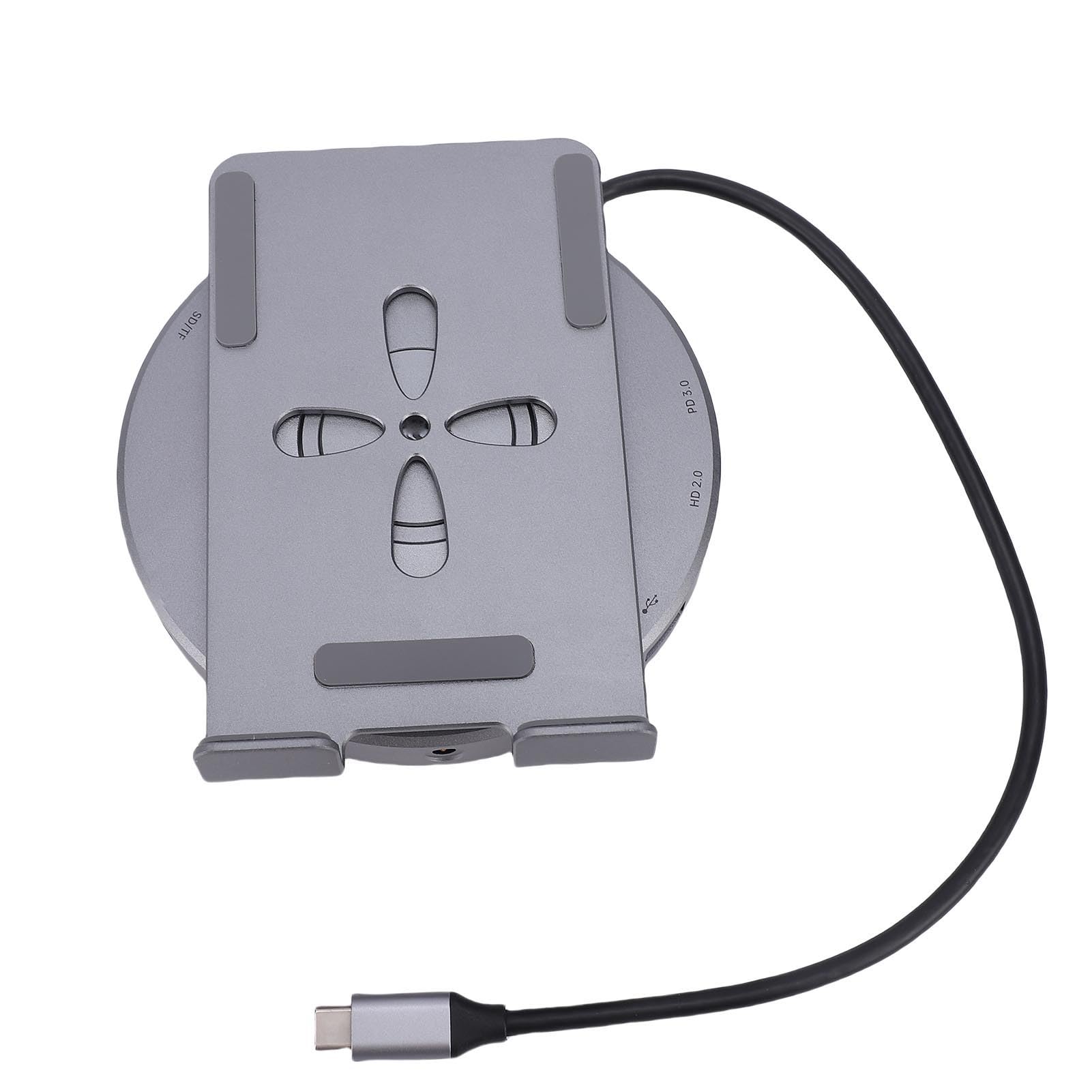 Podstawka Typu C, Składana Stacja Dokująca 10 W 1, Uchwyt na Tablet z 4K, Czytnik SD TF, 3,5 Mm AUX, USB 2.0, 3 USB .0, Typ C .0, 100 W PD do Steam Deck, ROG Ally
