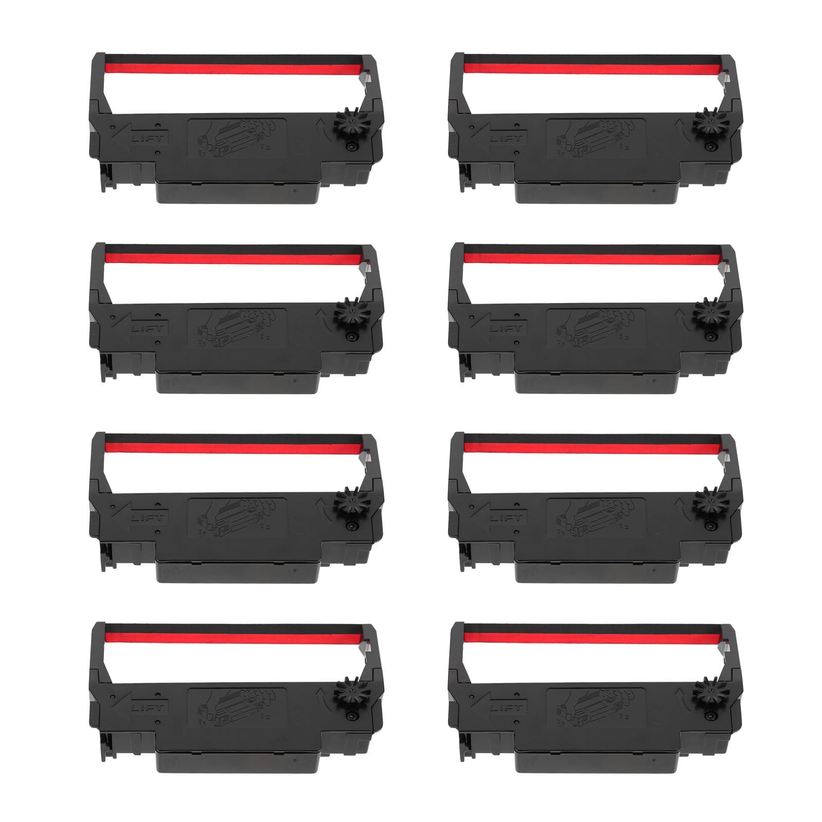 Artibetter Ruban D'imprimante pour Caisse Enregistreuse en Nylon et Abs, la Lumière, pour Bureau et Usage Familial, Pack de 24 Pièces