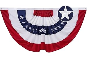 Homissor 3x6 Bunting: Embroidered American Spirit