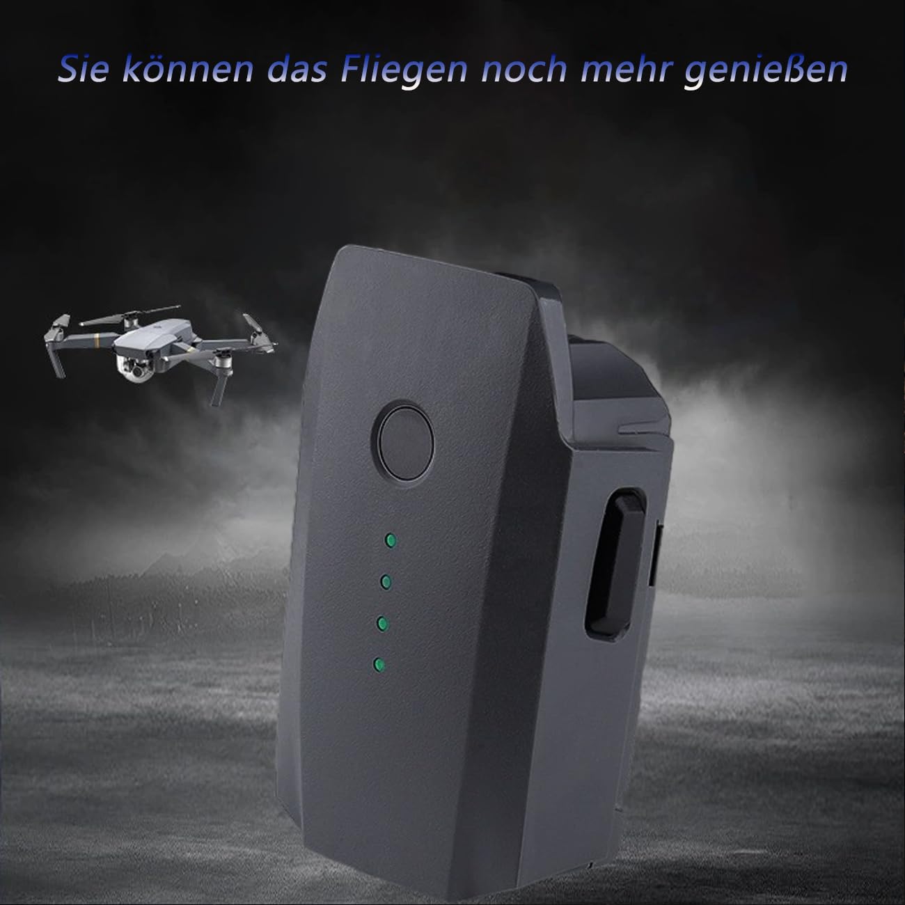 Mavic Pro Akku, 3830 mAh 11.4 V Max Flugzeit 31 Minuten – Ersatzakku für DJI Mavic Pro (Platinum/Alpine White) Drohne