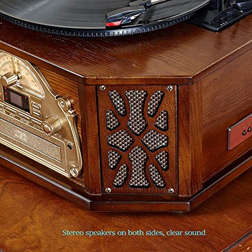 TAISK IW.HLMF Tourne-Disque rétro Portable à entraînement par Courroie, Conception rétro Gramophone, enregistreur de… - Les Beatles, Paul McCartney, John Lennon, RIngo Starr, George Harrison TAISK IW.HLMF Tourne-Disque rétro Portable à entraînement par Courroie, Conception rétro Gramophone, enregistreur de… – Image 5