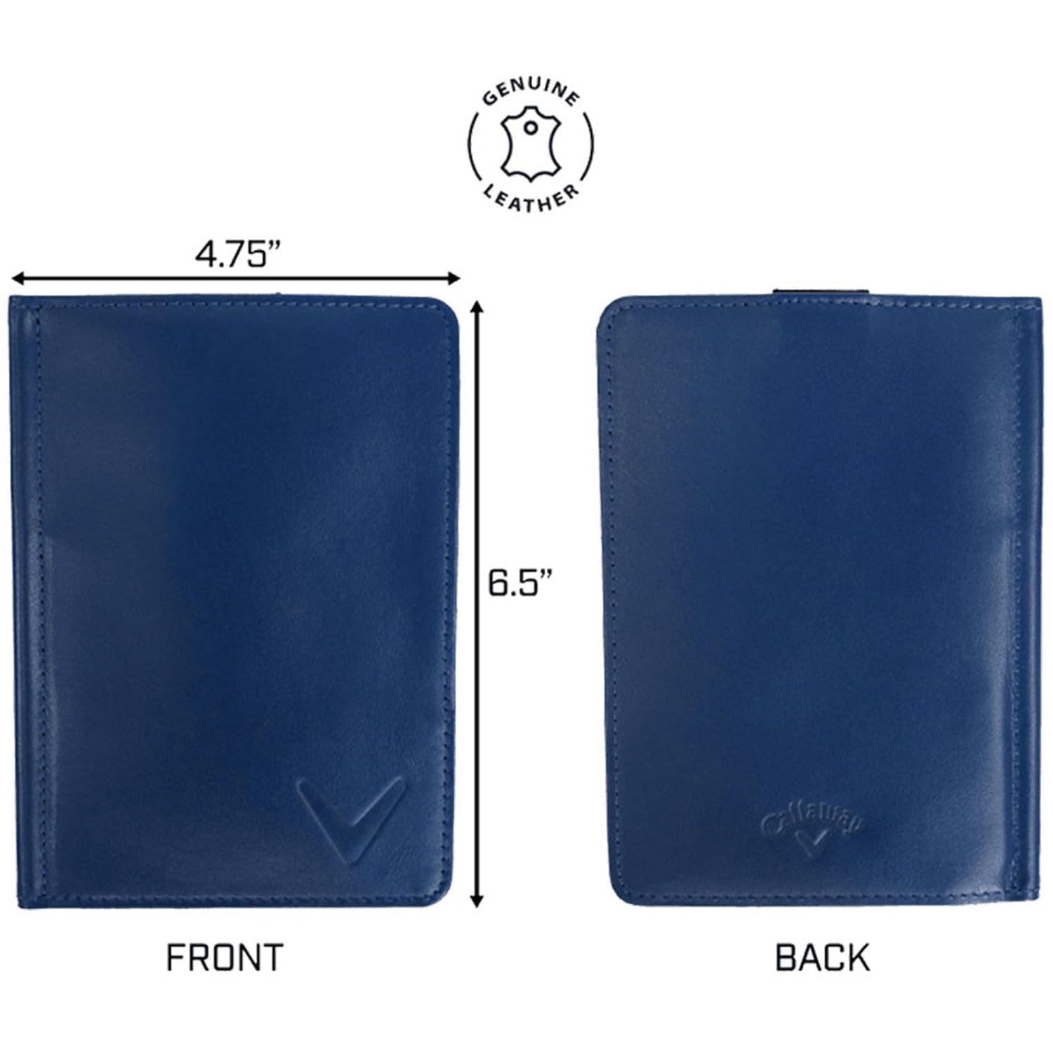 Callaway - Soporte para Tarjetas de puntuación de Piel Plegable
