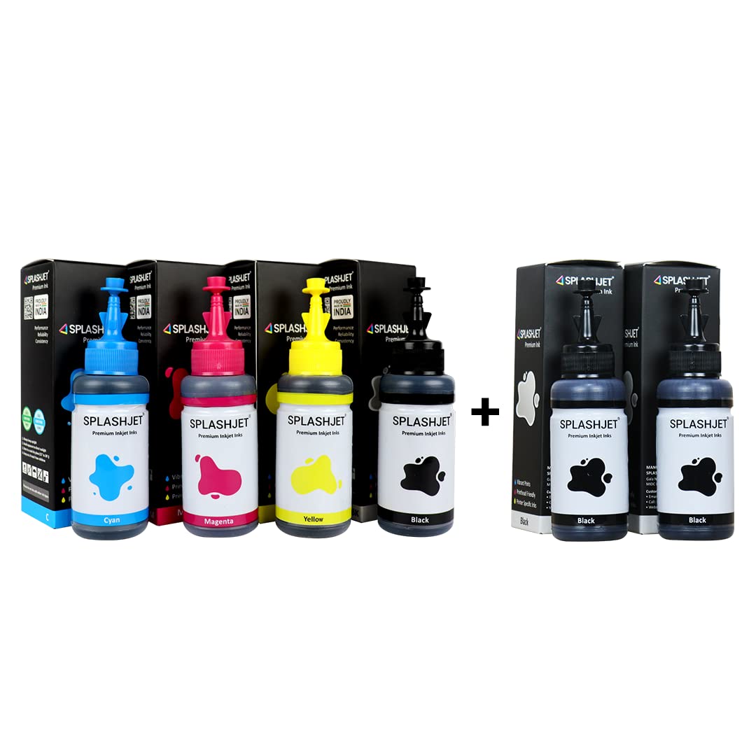 See full amazon price history chart for Splashjet T664 Compatible Refill Dye Ink for Epson L130, L360, L380, L361, L565, L210, L220, L310, L350, L355, L365, L385, L405, L455, L605, L1300 Printer Ink (70gm x C/M/Y + 3PCS Black) - 503087 Splashjet T664 Compatible Refill Dye Ink for Epson L130, L360, L380, L361, L565, L210, L220, L310, L350, L355, L365, L385, L405, L455, L605, L1300 Printer Ink (70gm x C/M/Y + 3PCS Black) - 503087 (B0BDS4G1TL) Amazon Price History, Amazon Price Tracker