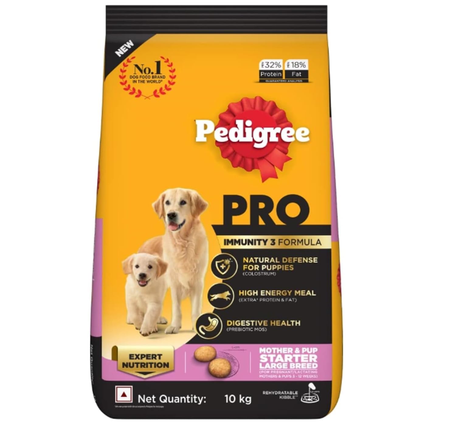 Sponsored Ad - PRO Mother & Pup Starter Large Breed, 10 kg Dry Dog Food, Vet Trusted Brand, Expert Nutrition, Quality Protein, 33% More Nutrients (3-12 Weeks)