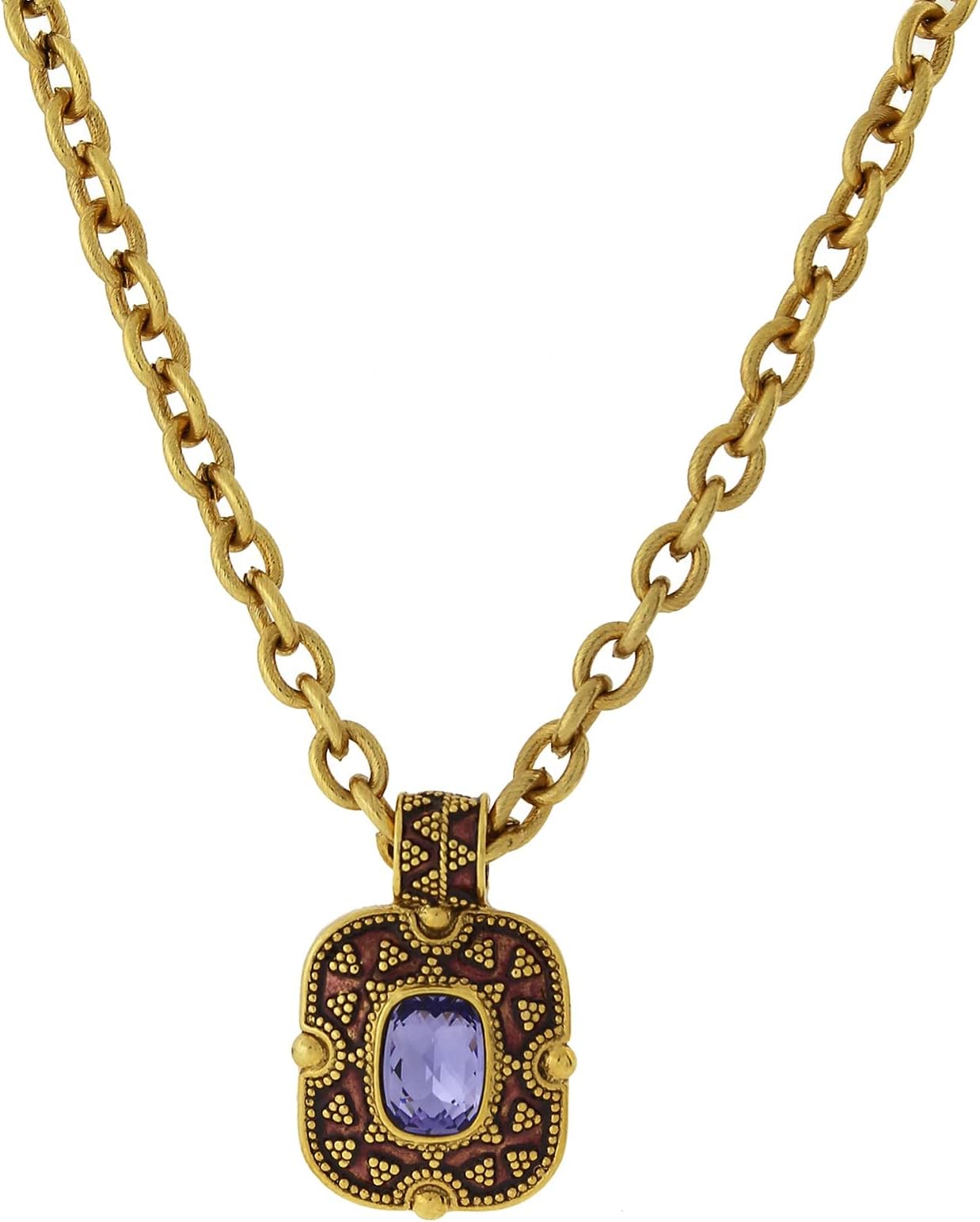 L'aura Pourpre Tanzanite Colored Dreams Necklace