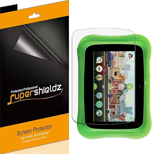 Supershieldz Protector de pantalla diseñado para LeapFrog LeapPad Academy de 7 pulgadas, protector transparente de alta definición (PET)