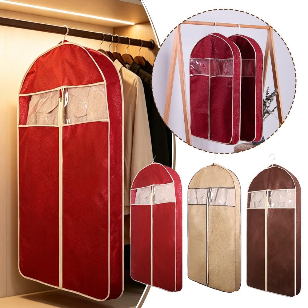 Borse appese per riporre vestiti, organizer per guardaroba da viaggio, protezione armadio, copertura resistente con cerniera, ideale per abiti, abiti e costumi