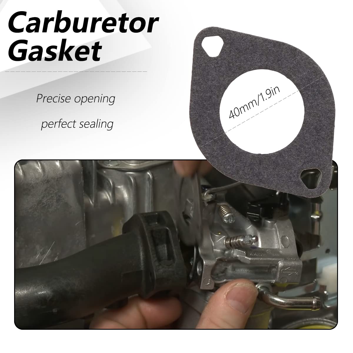 ZAMDOE 796184 Kit di ricostruzione per la revisione del carburatore per Briggs & Stratton 698787 699900 699521 698777 699813 692138 per Craftsman da 11HP a 19HP 210807 212702 212802 Carburatore
