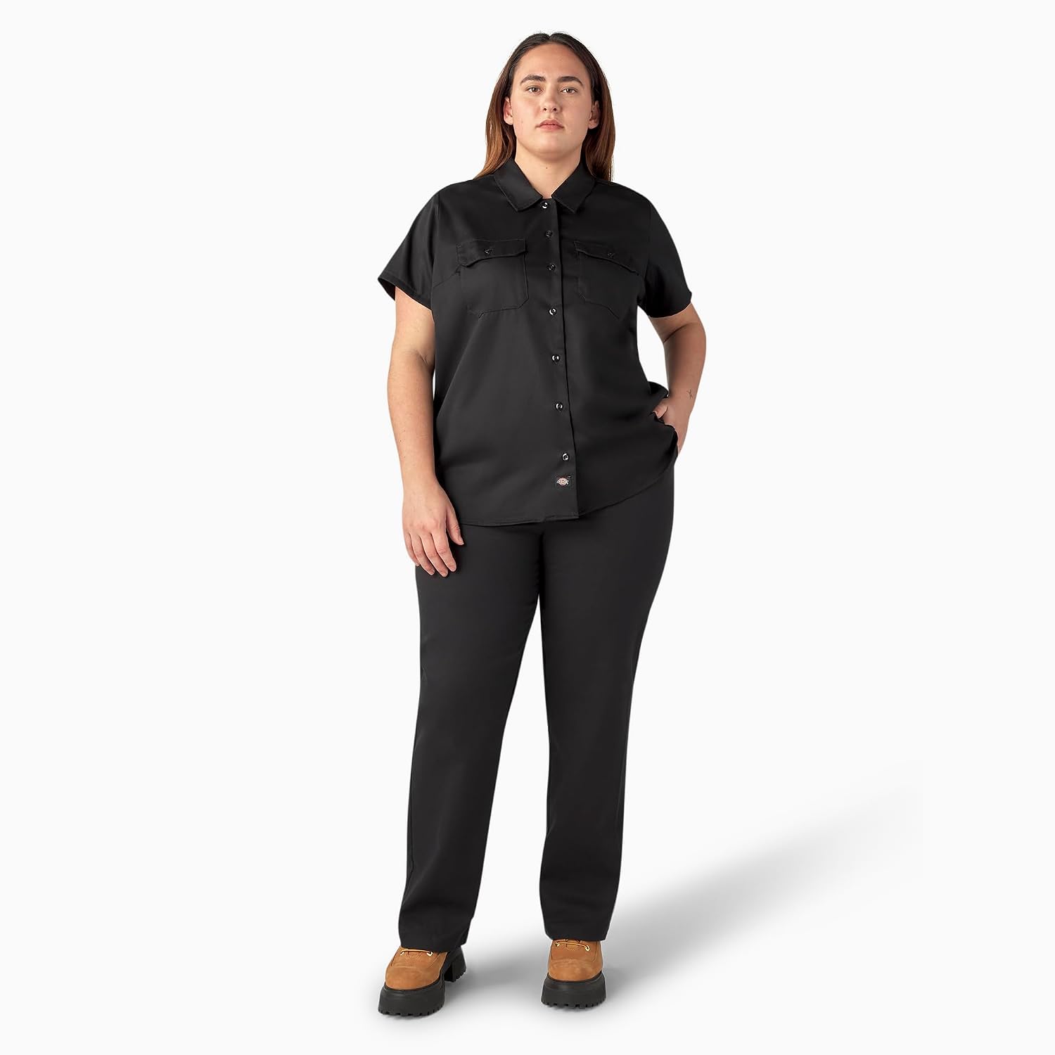Dickies 半袖シャツOriginal Ss Work Shirt-plusレディース DICKIESの