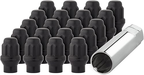 DPAccessories LCE3N8H-S--04PAR tuercas para automotores, Negro