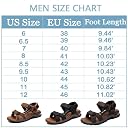 visionreast Mens Athletic Sandals Open Toe Hiking Outdoor Non-slip Sandals Air Cushion Sport Casual Beach Sandals, B_black, 6 gallery image