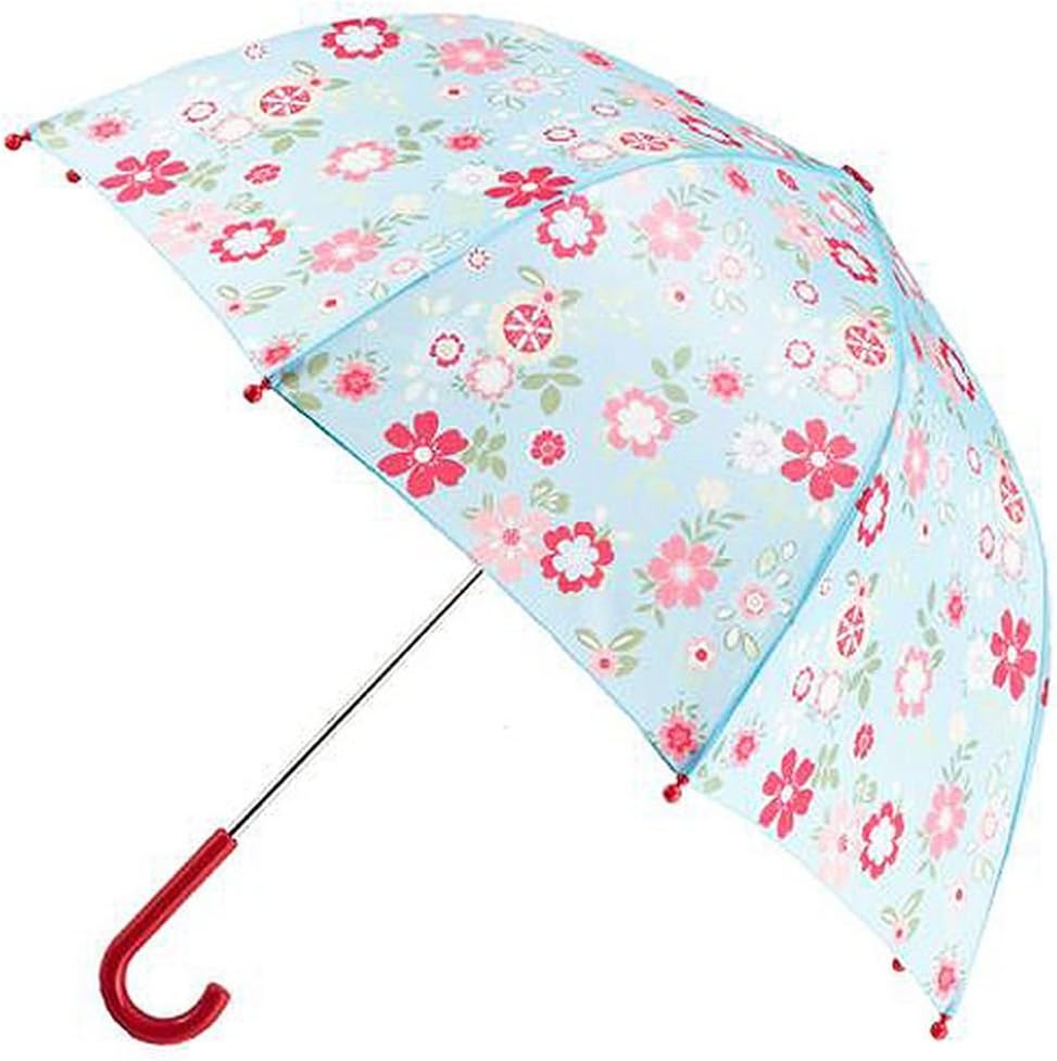 Pluie Pluie Raingear Blue Floral Print Kids Umbrella