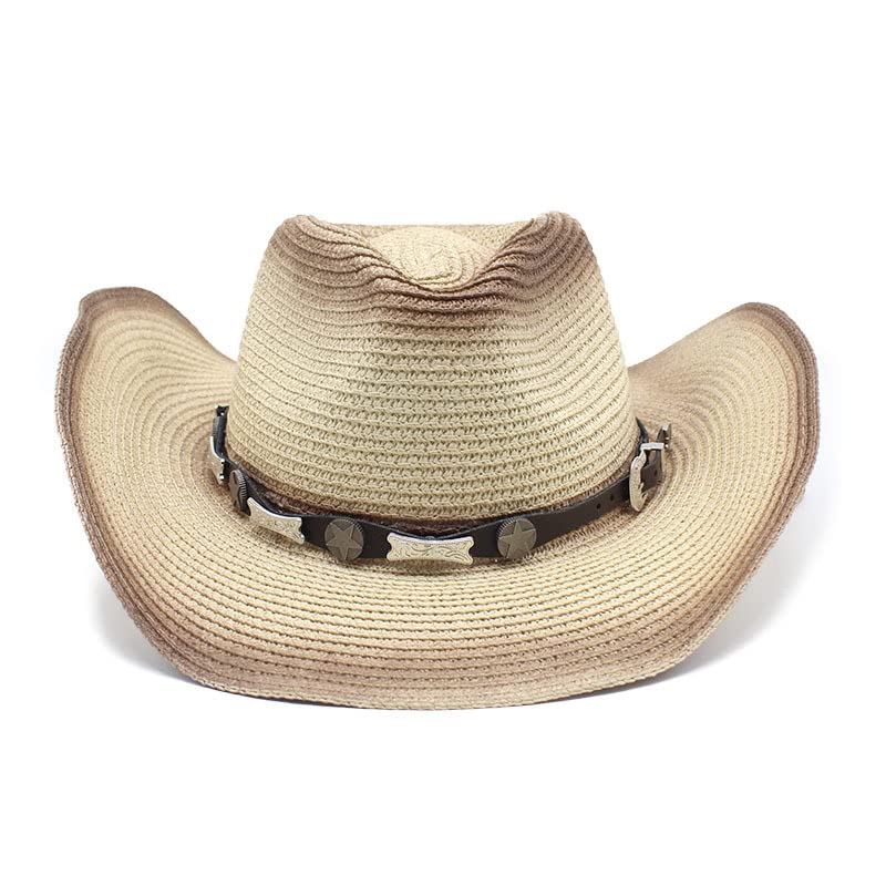 Chapeau de pille de cowboy authentique TAHALI RZL pour l'été masculin