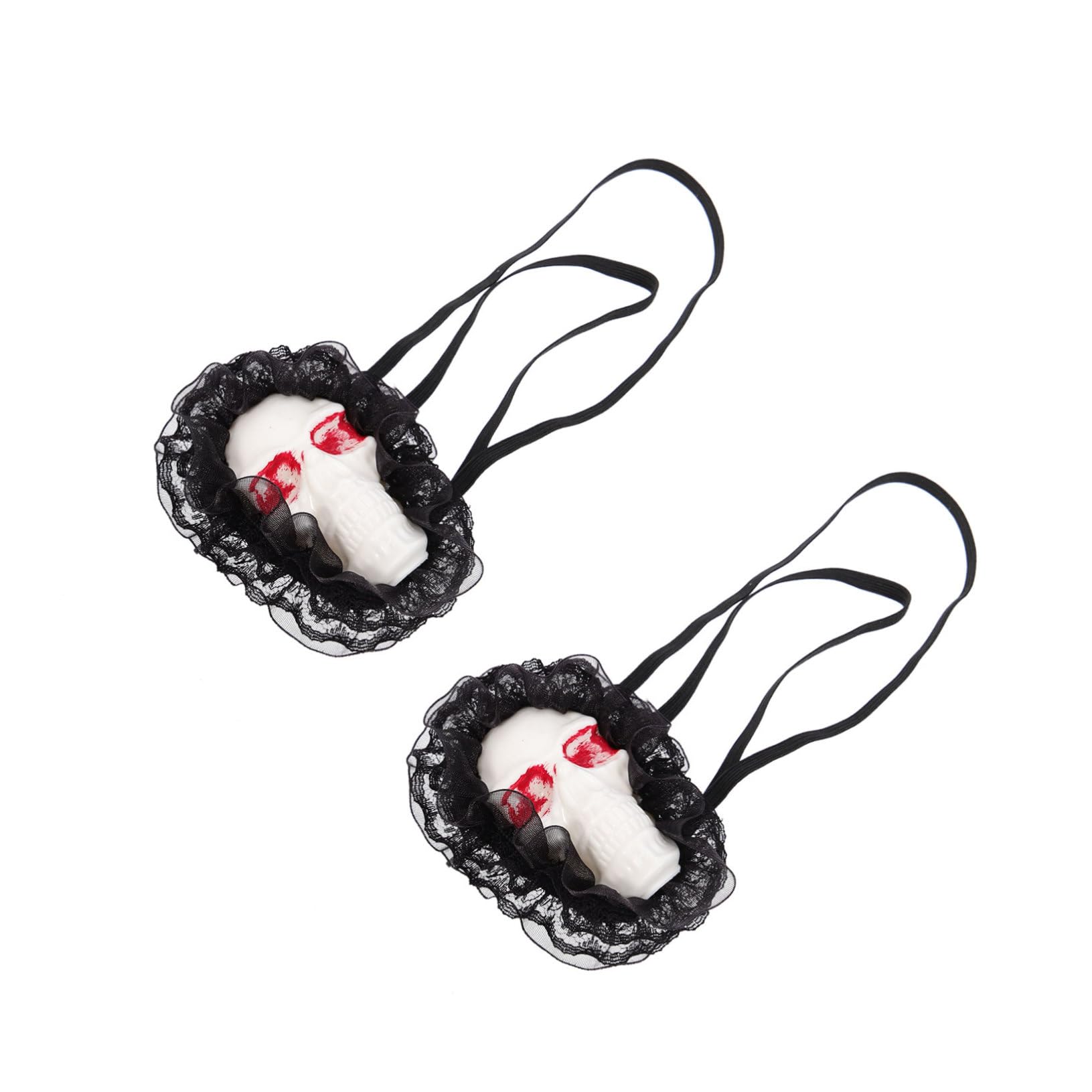 BESPORTBLE Breathable Pirate Eye Patch Skull Decor Masquerade Mask Comfortable for Halloween Multi