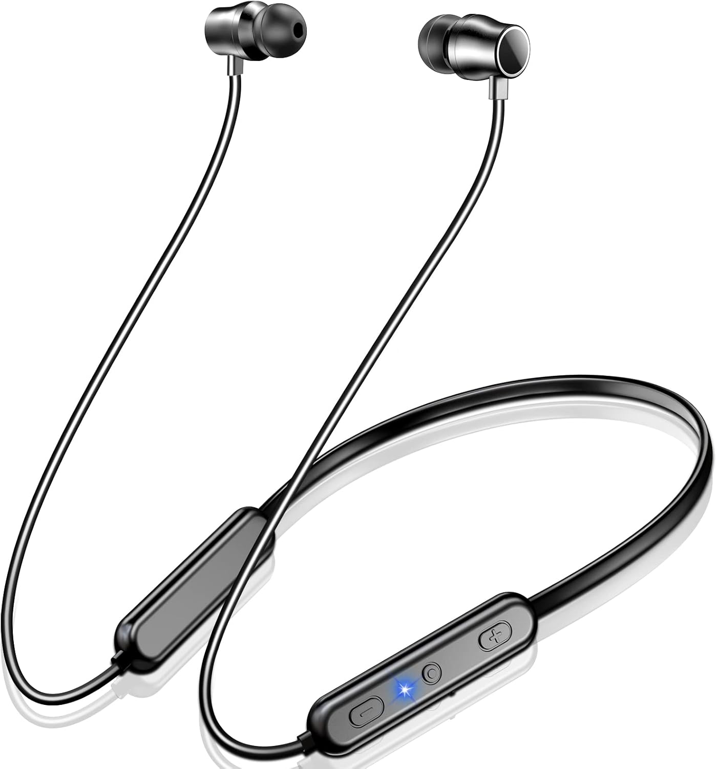 Wireless Bluetooth Earphones with Magnetic Neckband- Egypt Ubuy