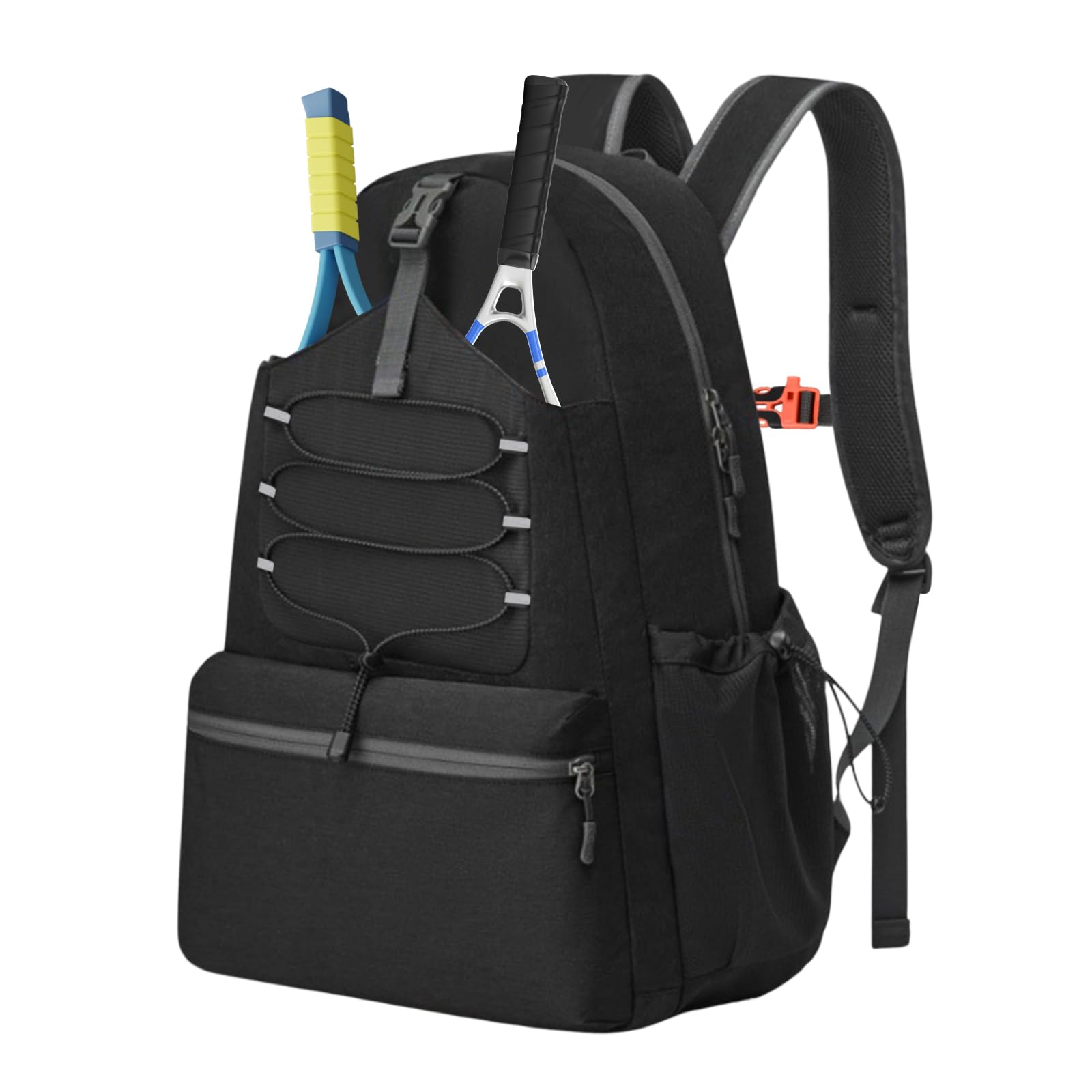 Zaino Da Tennis Grande - Con Scomparto Scarpe Per 4 Racchette - Foto 9