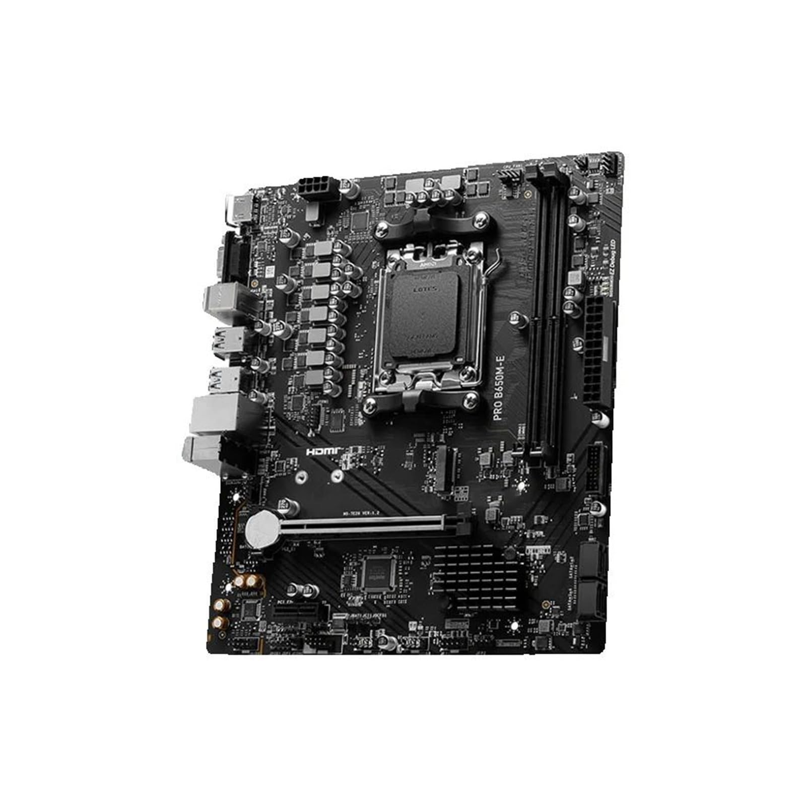 Placa Madre Fit For MSI Pro B650M-E Micro ATX B650 Socket AM5 soporta Placa Base Ryzen Serie 9000/8000/7000