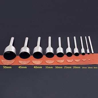 Half Round Leather Punches Strap End Arc Cutter Tools