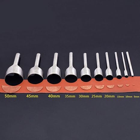 Half Round Leather Punches Strap End Arc Cutter Tools