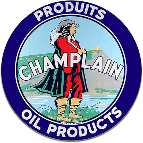 Miniatura 224 de Brotherhood Letrero de gas vintage de reproducción de letreros de metal vintage, letrero redondo de metal para garaje y hogar, 8 pulgadas de Nourse