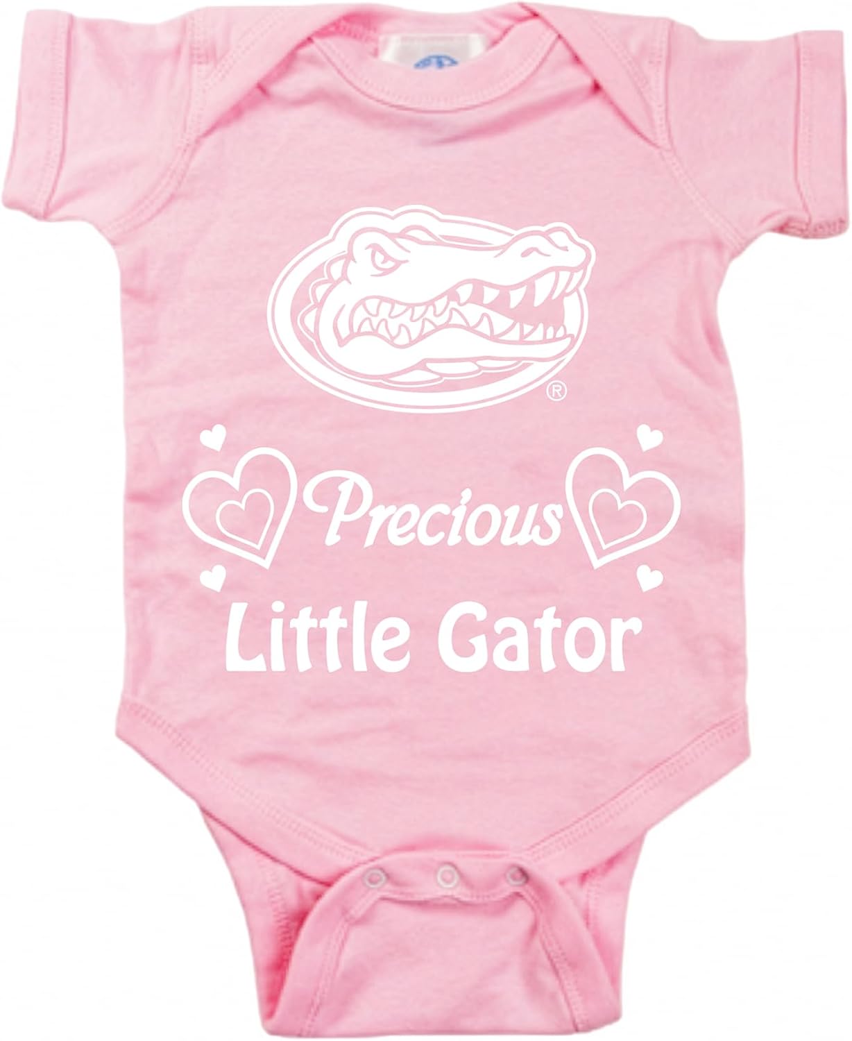 Two Feet Ahead Pink Bodysuit Creeper Baby Girl Newborn Infants Size 0-3M 6M 12M
