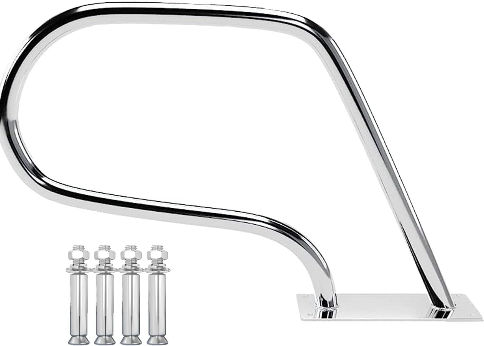 Pool Handrails Pool Slides Pool Handrails Pool Safety Hand Rail 23X32 250Lbs Load Pool Handrail Humanized Pool Handrails Pool Slides with Screws
