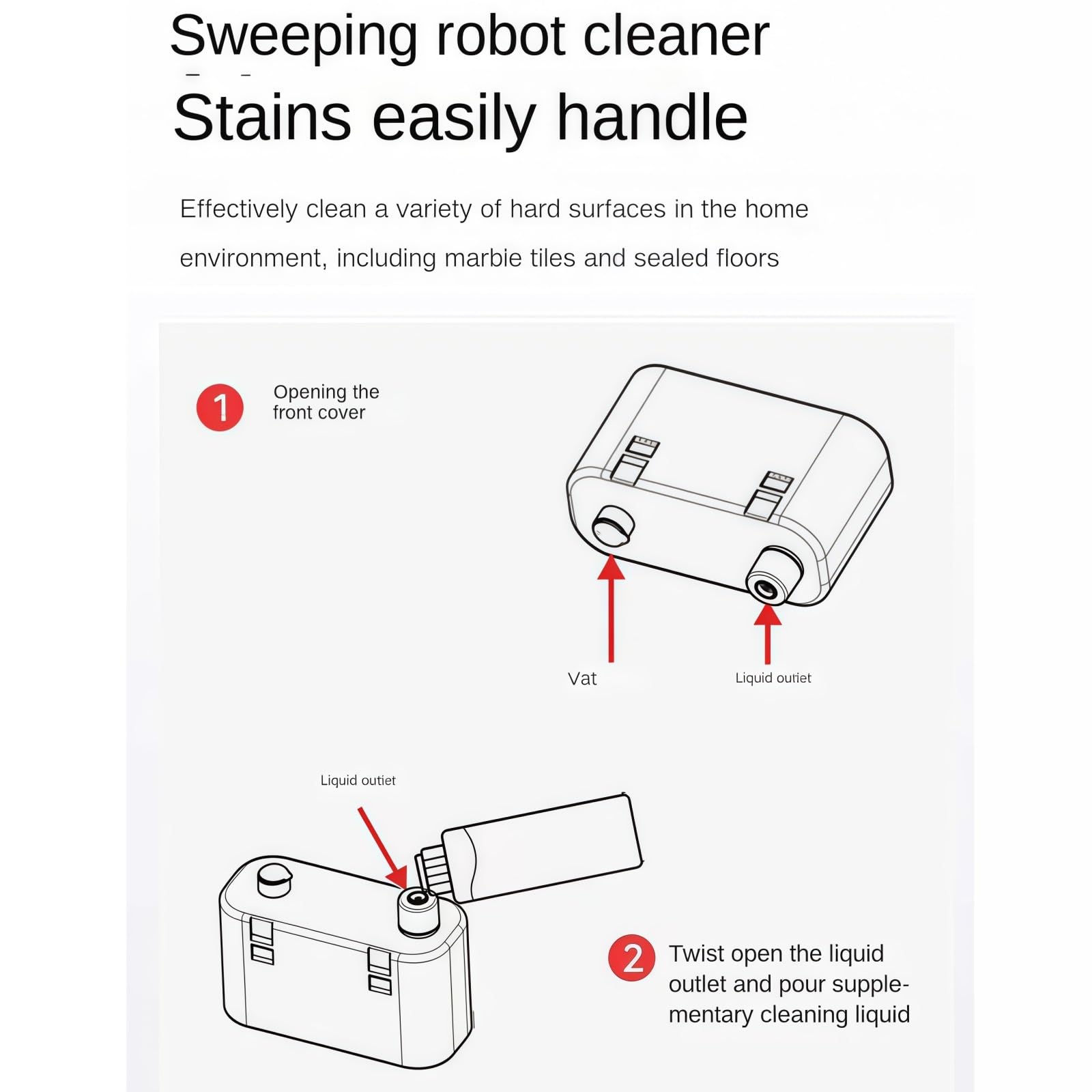 Líquido Limpiador Multisuperficie T30 Pro Compatible Con Deebot T30 Max T30 Pro Plus 350 Ml Líquido Limpiador De Suelos Repuestos For Aspiradoras Robot Aspirador