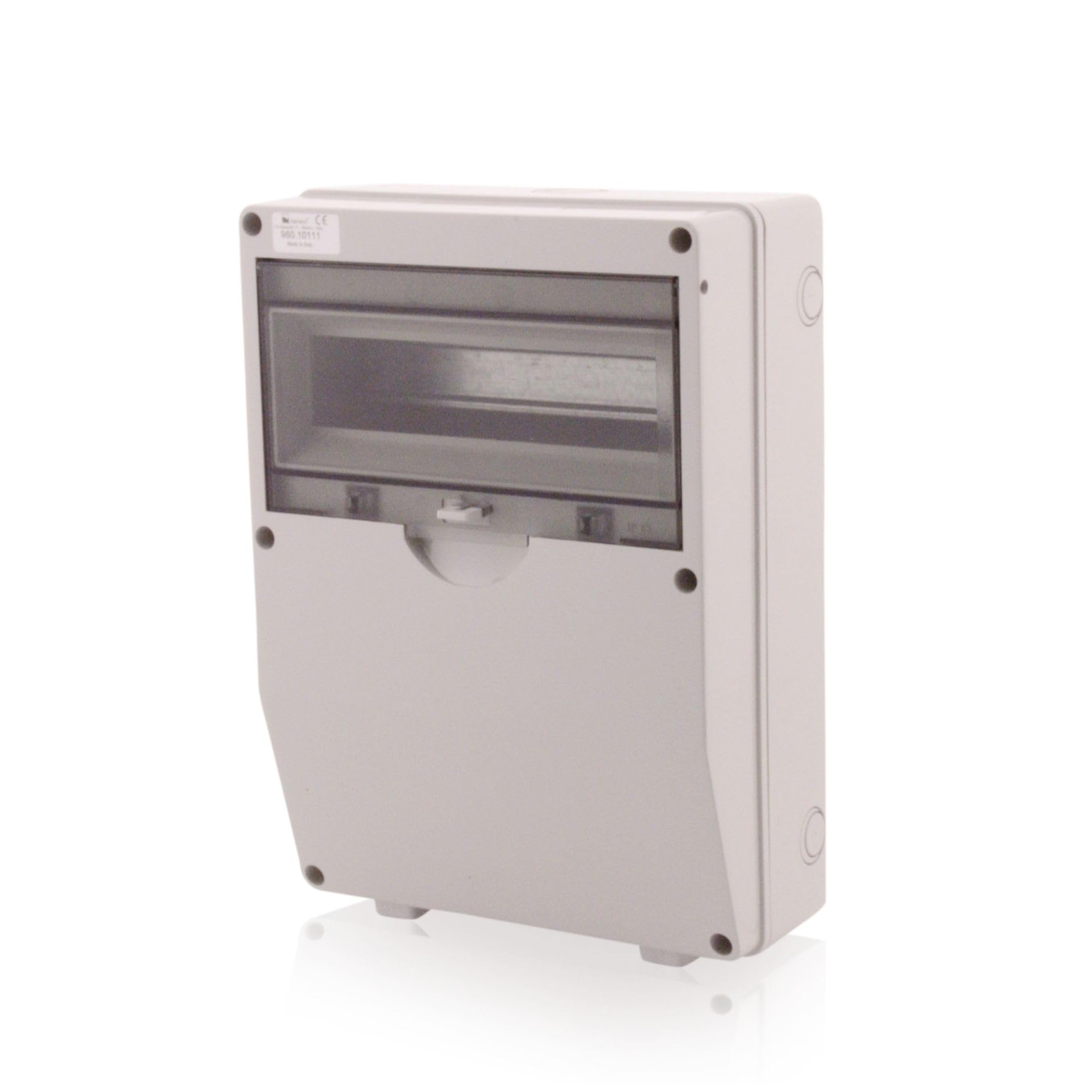 Intratec Baustromverteiler Aufputz Gehäuse IP65, 360x260mm, 4-6 CEE Steckverbindungen, Wasserdichtes Kunststoffgehäuse, UV-beständig, Außeneinsatz