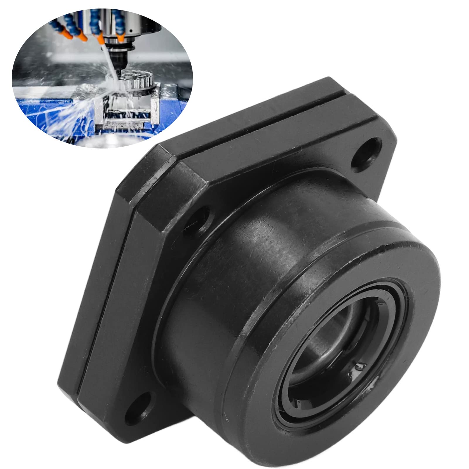 Vis à billes de 12 mm support en acier en carbone CNC Vis à vis