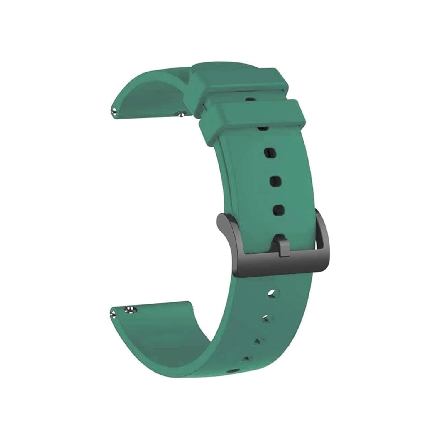 22MM Watch Strap Black Buckle Compatible for Colorfit Pro/Pro 4 Max/Realme S/S Pro/ColorFit Ultra/Ultra 2/GTR 2E & etc. All 22mm Watches (More Model in Photo) Pack of 1-Green