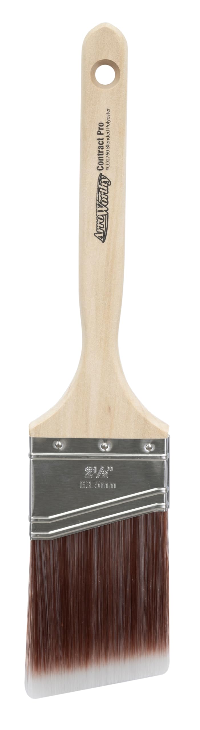 Gripper Cloth Beige Arroworthy 2.5" Contract Pro Angle Sash Paint Brush Co2760-2.5