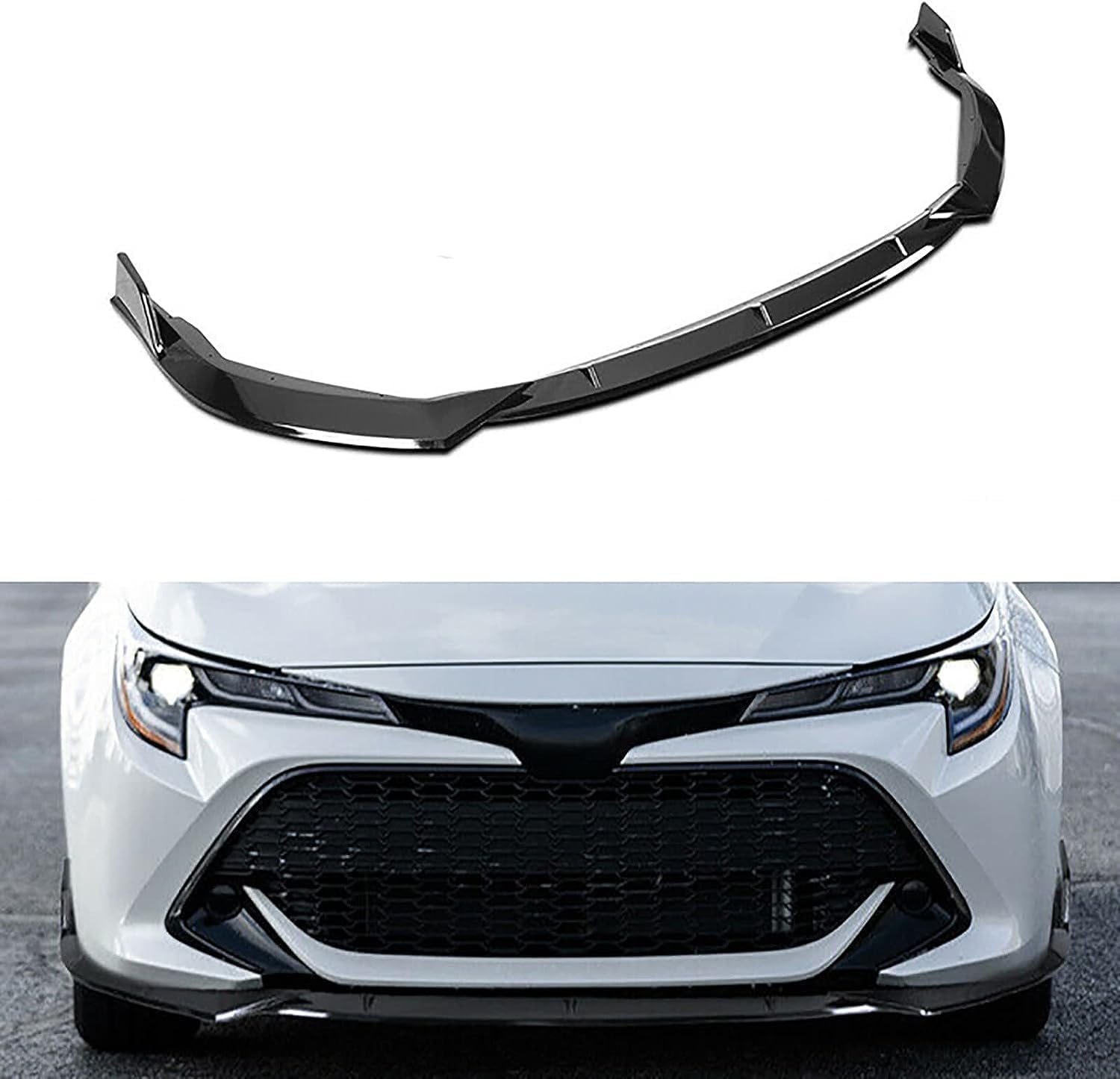 Spoiler lèvre pare-chocs avant style modification pour Toyota Corolla en ville