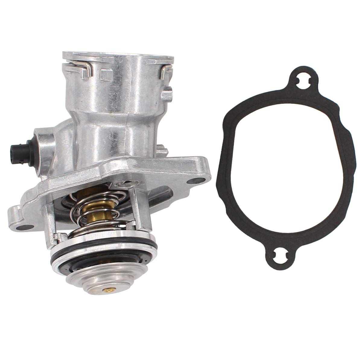 Photo 1 of NewYall Coolant Thermostat Housing Gasket for Mercedes C230 C280 06-07 C300 08-12 C350 E350 ML350 R350 2006-2011, CLK350 06-09 GLK350 10-12 ML450 10-11 S400 10-13 SLK280 06-08 SLK300 09-11