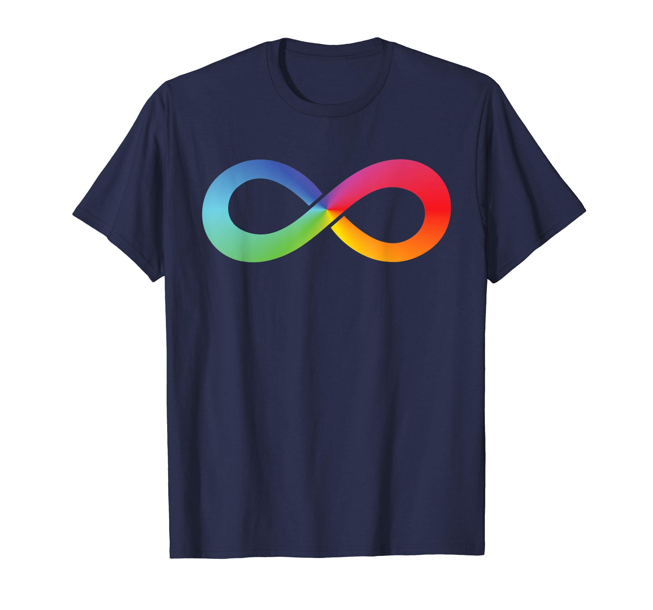Hundertste Affe Neurodiversität TeesRainbow Infinity Love Autism Neurodiversity Awareness Symbol T-Shirt