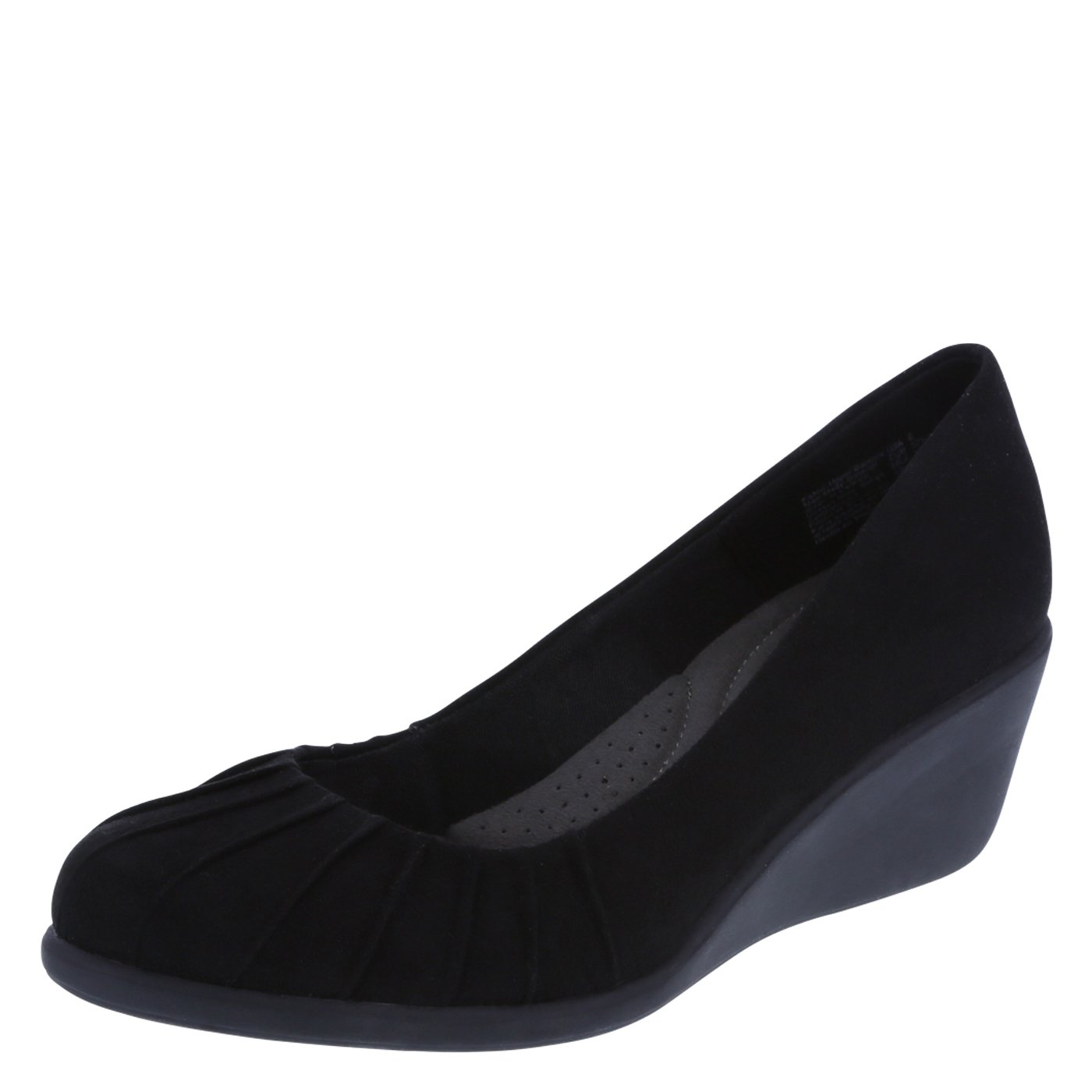 Buy dexflex Comfort Women's Black Women's Bristol Pleated Wedge 11 Wide  Online at desertcartBahamas