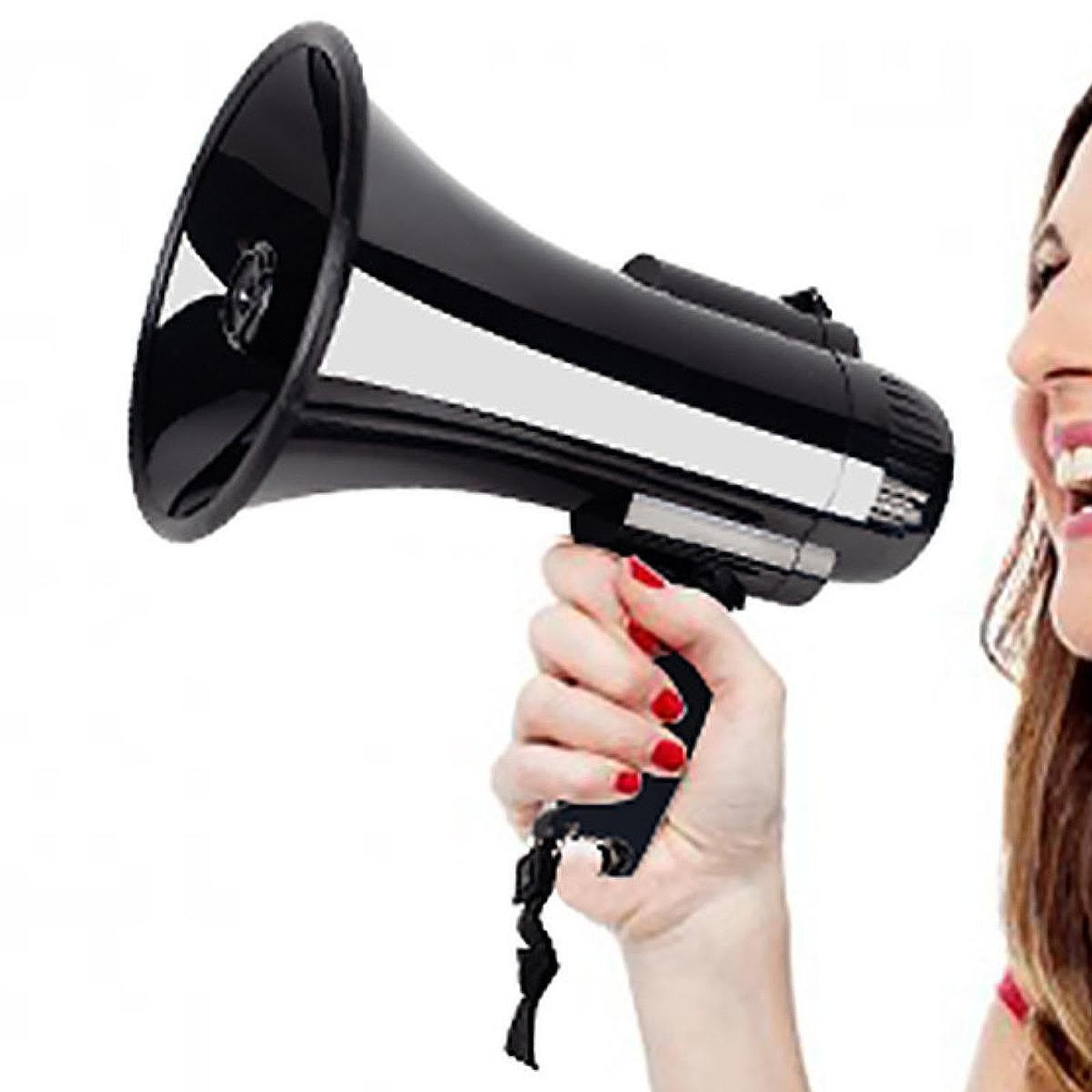 Kowaku Altavoz Megáfono 30 W Portátil Multifuncional para Actividades al Aire Libre