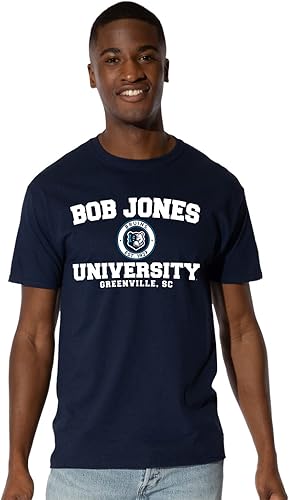 Miniatura 2 de LOGOVISION Colección oficial de camisetas de algodón unisex con logotipo de círculo envejecido universitario para hombres y mujeres