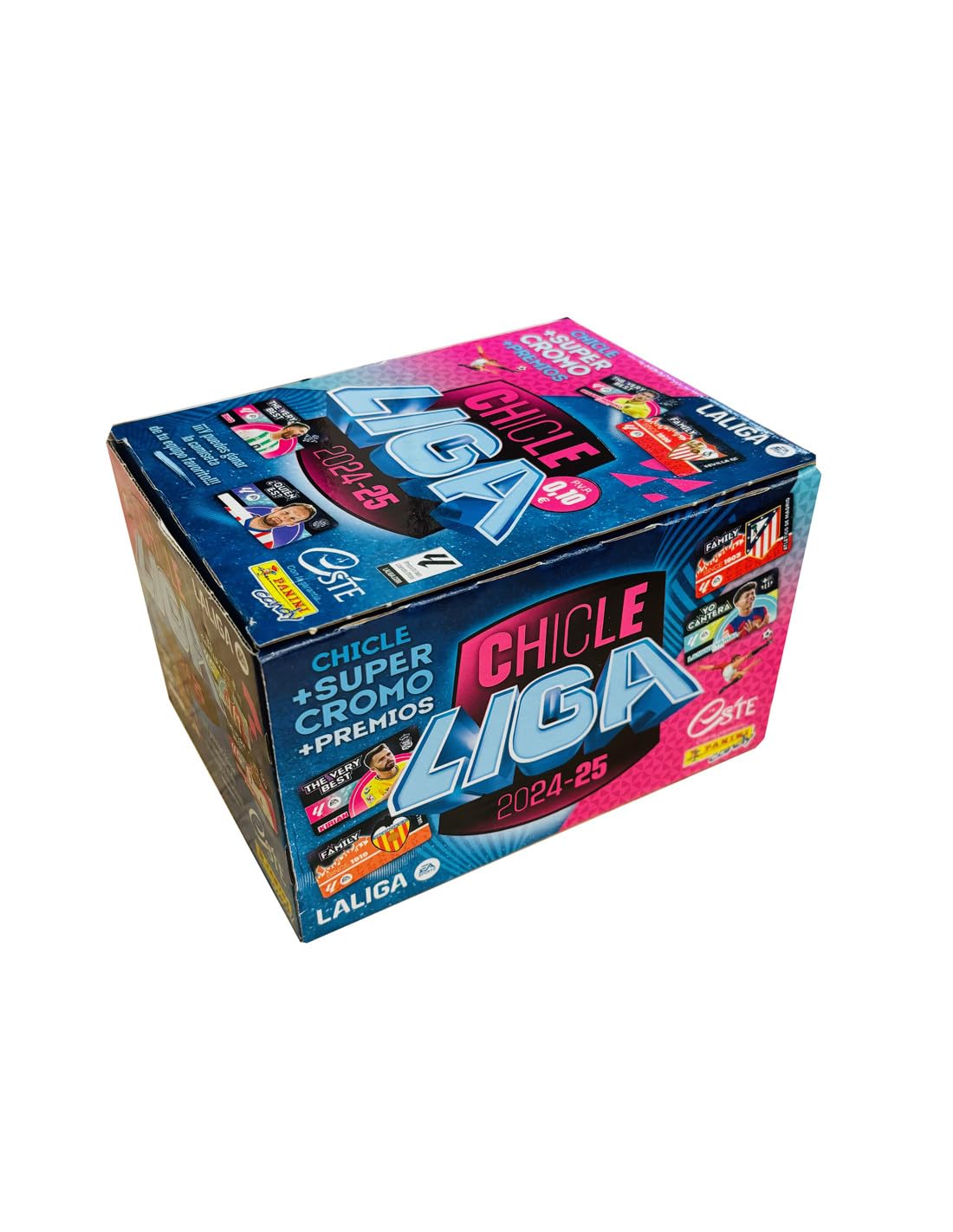 1 caja con 200 cromos (pegatinas) de fútbol 2024 2025 liga 24 25 para completar el album