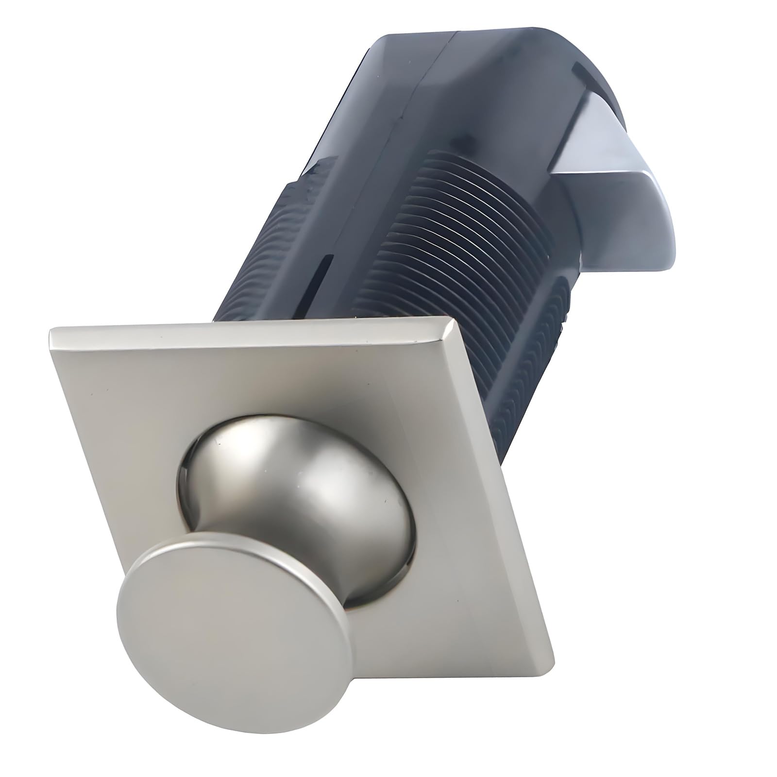 Universals Metal Alloy Flush Mount Cabinet Door Square Embedded Push to Open for Marine Furniture Hardware for File Drawer Cupboard Mailbox Furniture