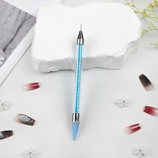Bling It On Rhinestone Applicator – Dual-Ended Nail Tool with Wax Tip & Steel Press for Long-Lasting Gem Application